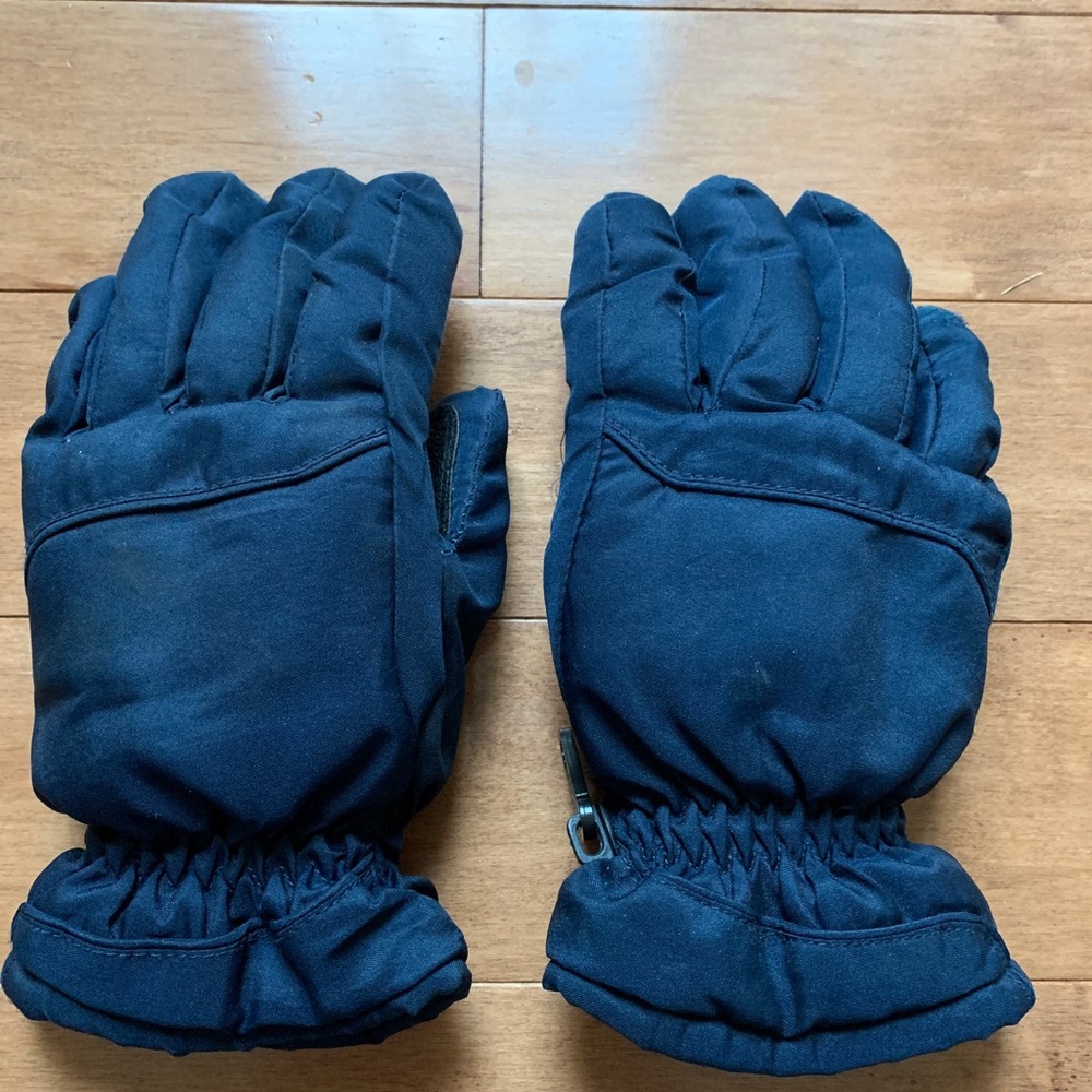 Navy waterproof gloves small/medium